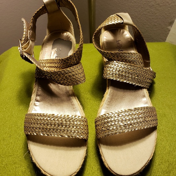 Katie & Kelly Gold Espadrilles - Picture 2 of 3